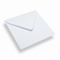 Witte papieren envelop Vierkante witte papieren envelop